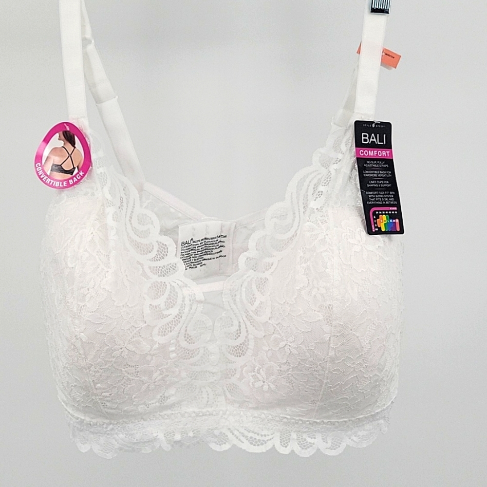 Bali Lace Comfort Bra, Size 3X
